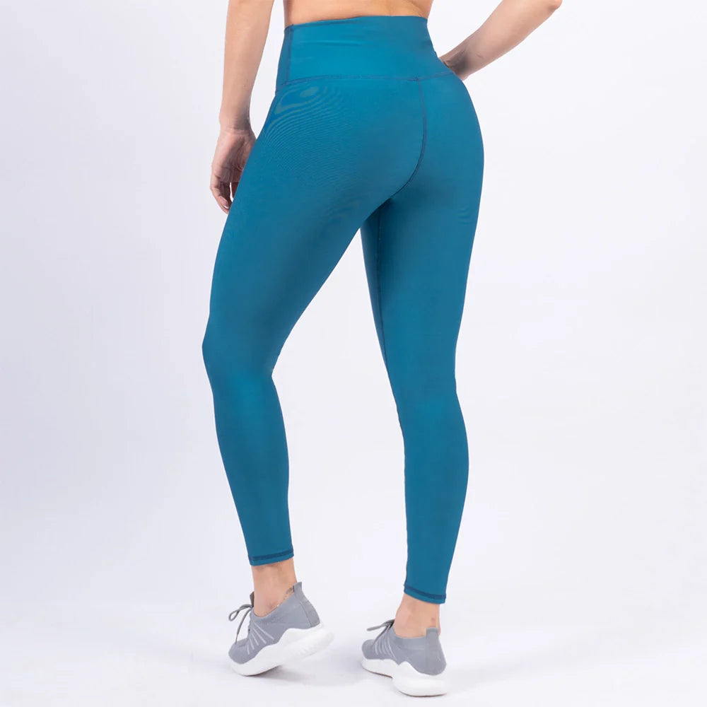 LEGGINS UNICOLOR - AZUL PETROLEO