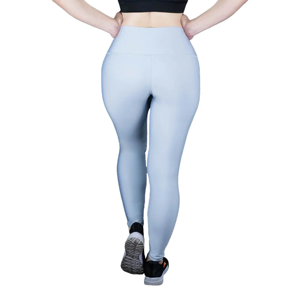 LEGGINS UNICOLOR - GRIS PLATA
