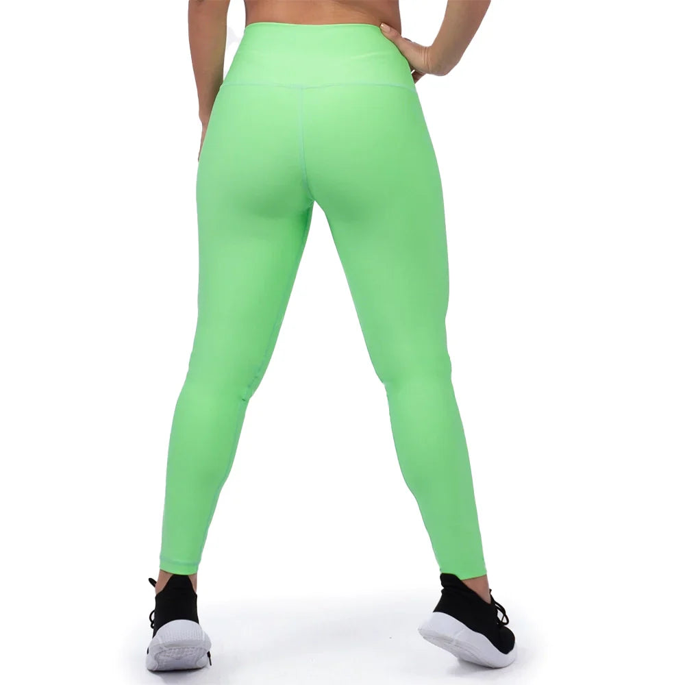 LEGGINS UNICOLOR - VERDE MANZANA CLARO
