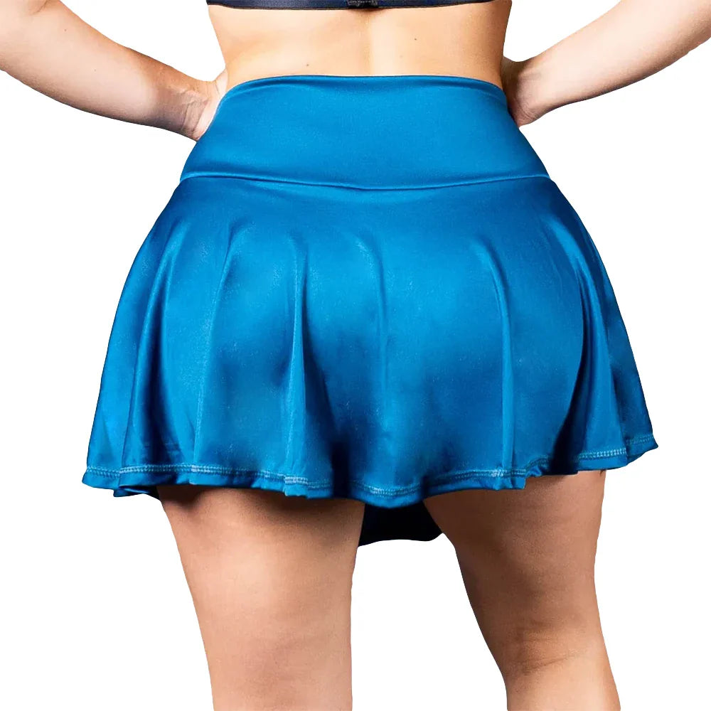 FALDA SHORT TRADICIONAL-AZUL PETROLEO OSC