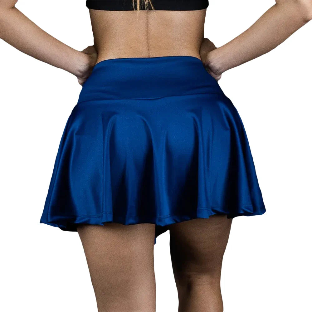 FALDA SHORT TRADICIONAL-AZUL TURQUI