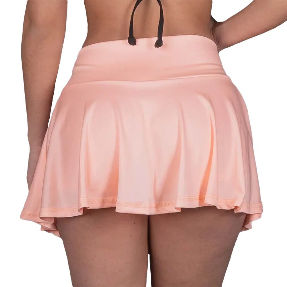 FALDA SHORT TRADICIONAL-MANDARINA