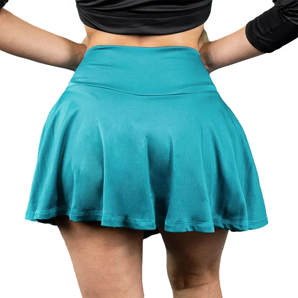 FALDA SHORT TRADICIONAL-VERDE JADE