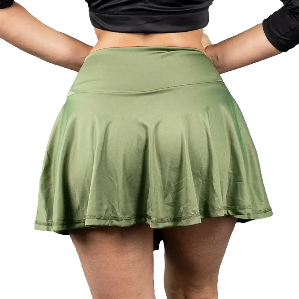 FALDA SHORT TRADICIONAL-VERDE MILITAR