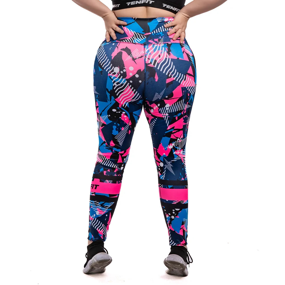 LEGGINS PLUS SIZE SUBLIMADO-C01105