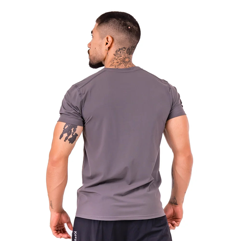 CAMISETA COOLDRY - GRIS MEDIO