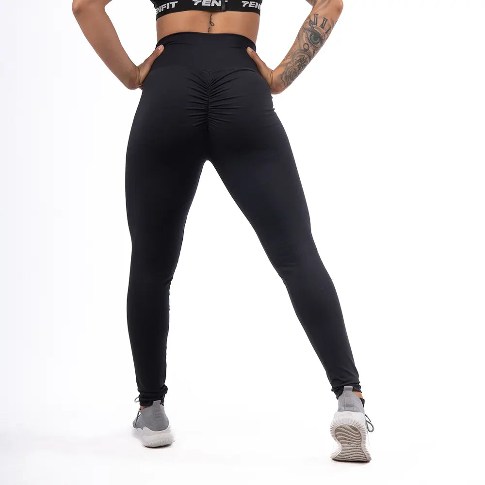 LEGGINS PUSH UP UNICOLOR-NEGRO