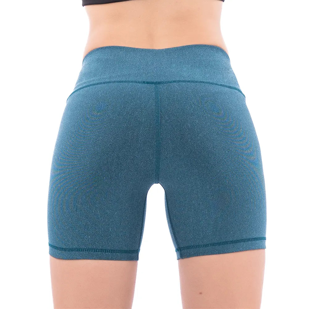 MEDIA PIERNA UNICOLOR-VERDE PETROLEO JASPE