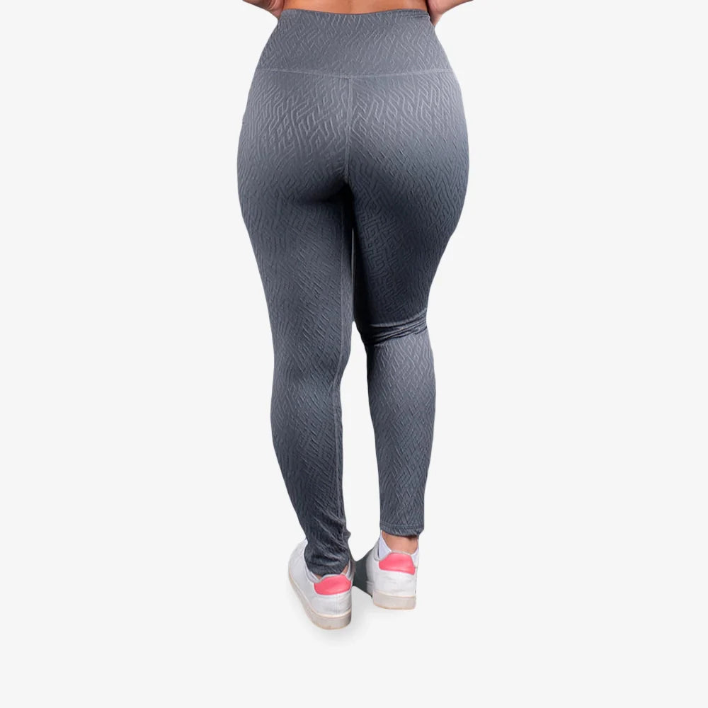 LEGGINS JACQUARD-GRIS OSCURO