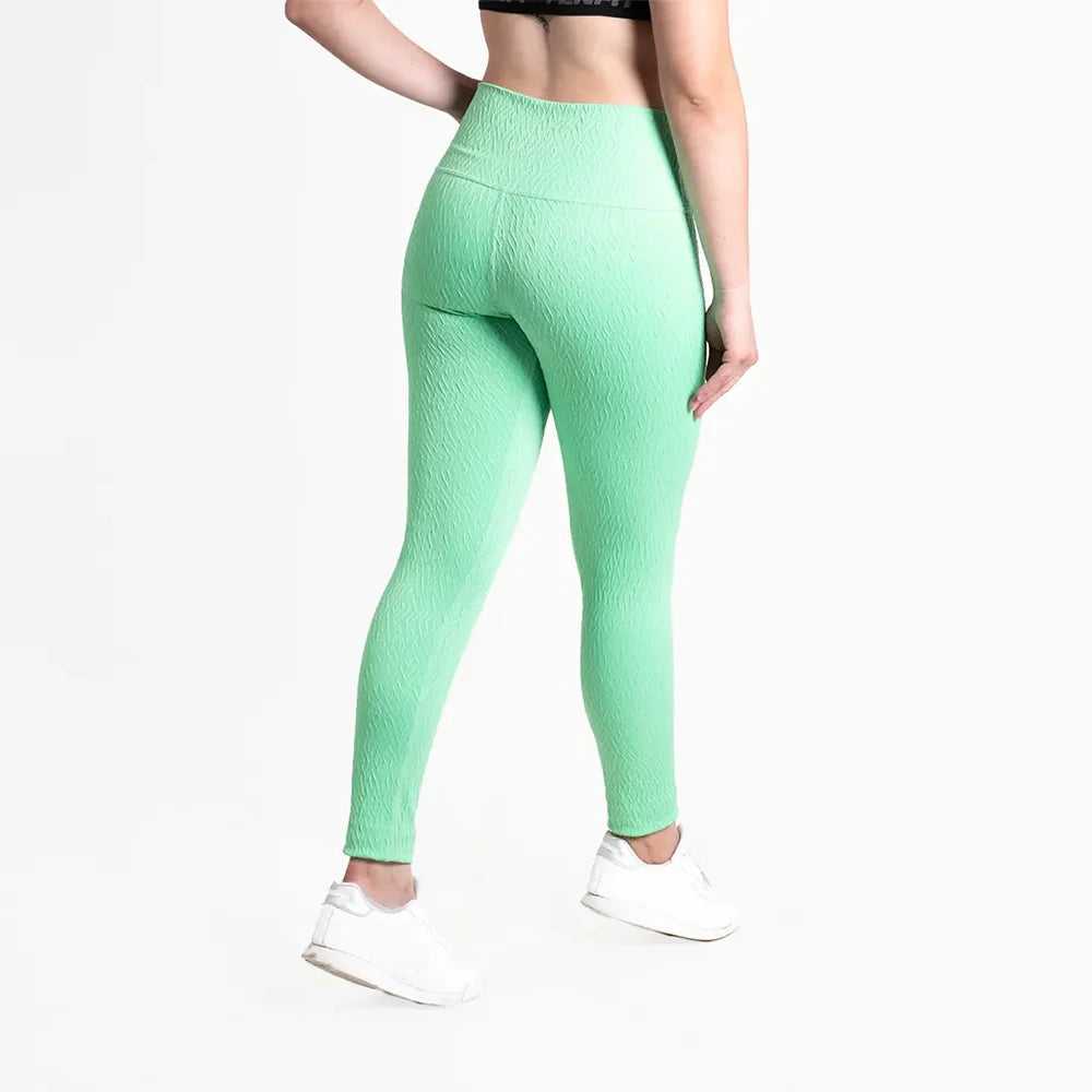 LEGGINS JACQUARD-VERDE MANZANA
