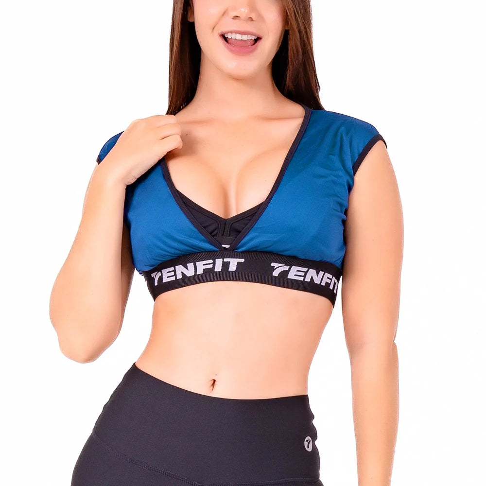 SOBRETOP  DOBLE - AZUL PETROLEO