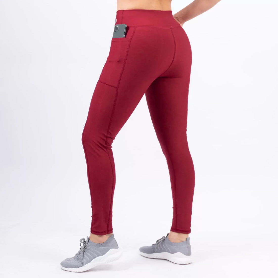 LEGGINS BOLSILLO UNICOLOR-VINOTINTO