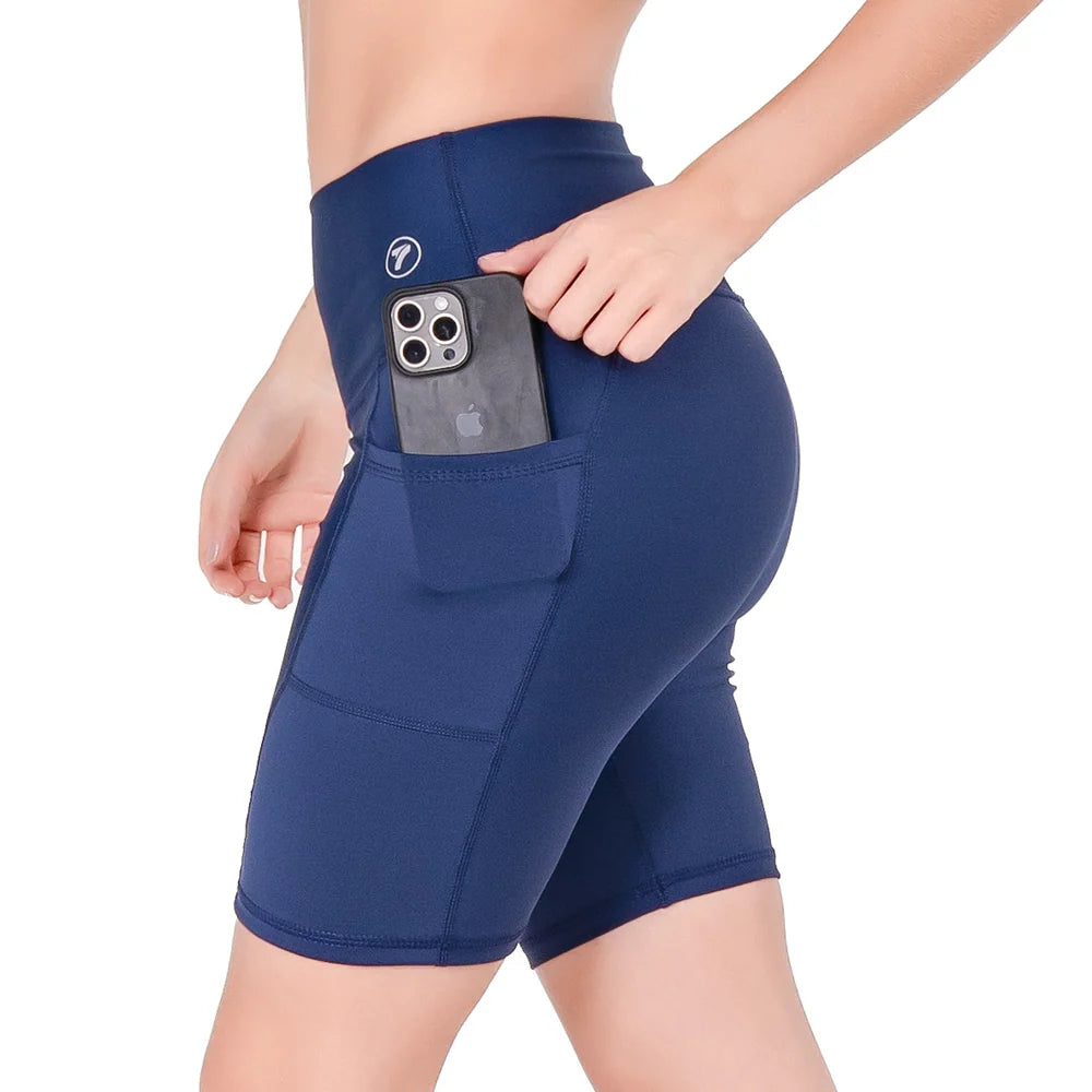 MEDIA PIERNA BOLSILLO CLASIC - AZUL TURQUI