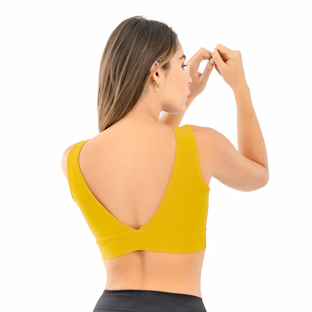 TOP HYPERFLEX - MOSTAZA - NEGRO