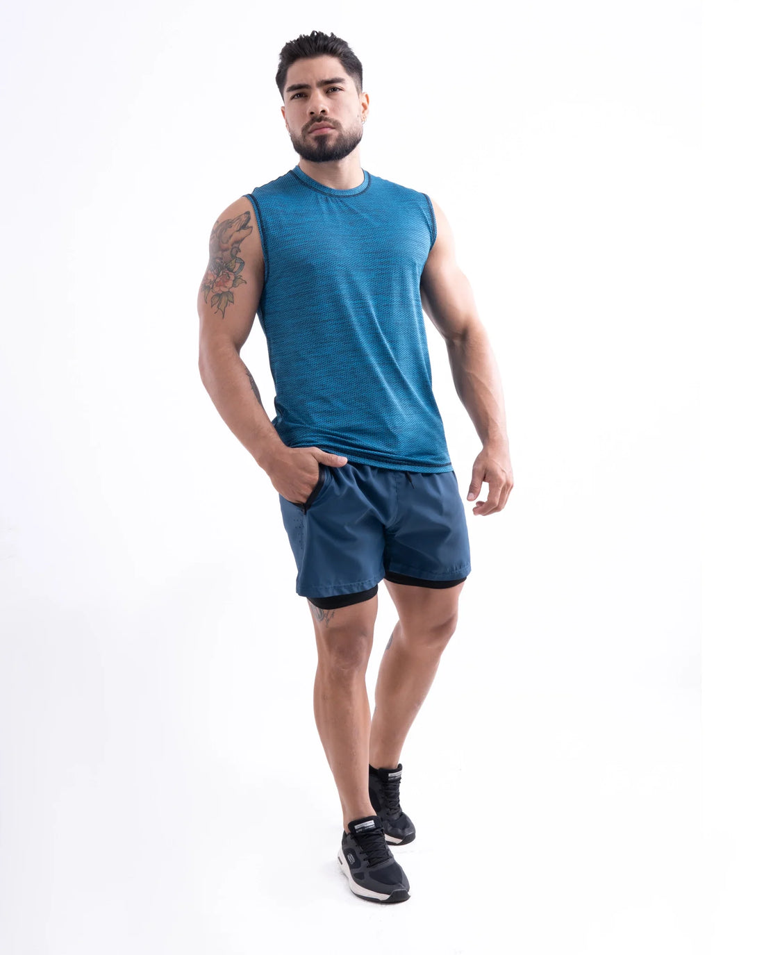 PANTALONETA TRACK- AZUL PETROLEO-12