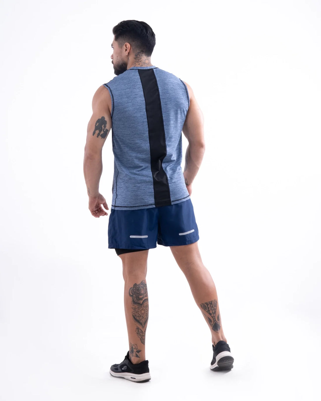 PANTALONETA TRACK - AZUL TURQUI -11