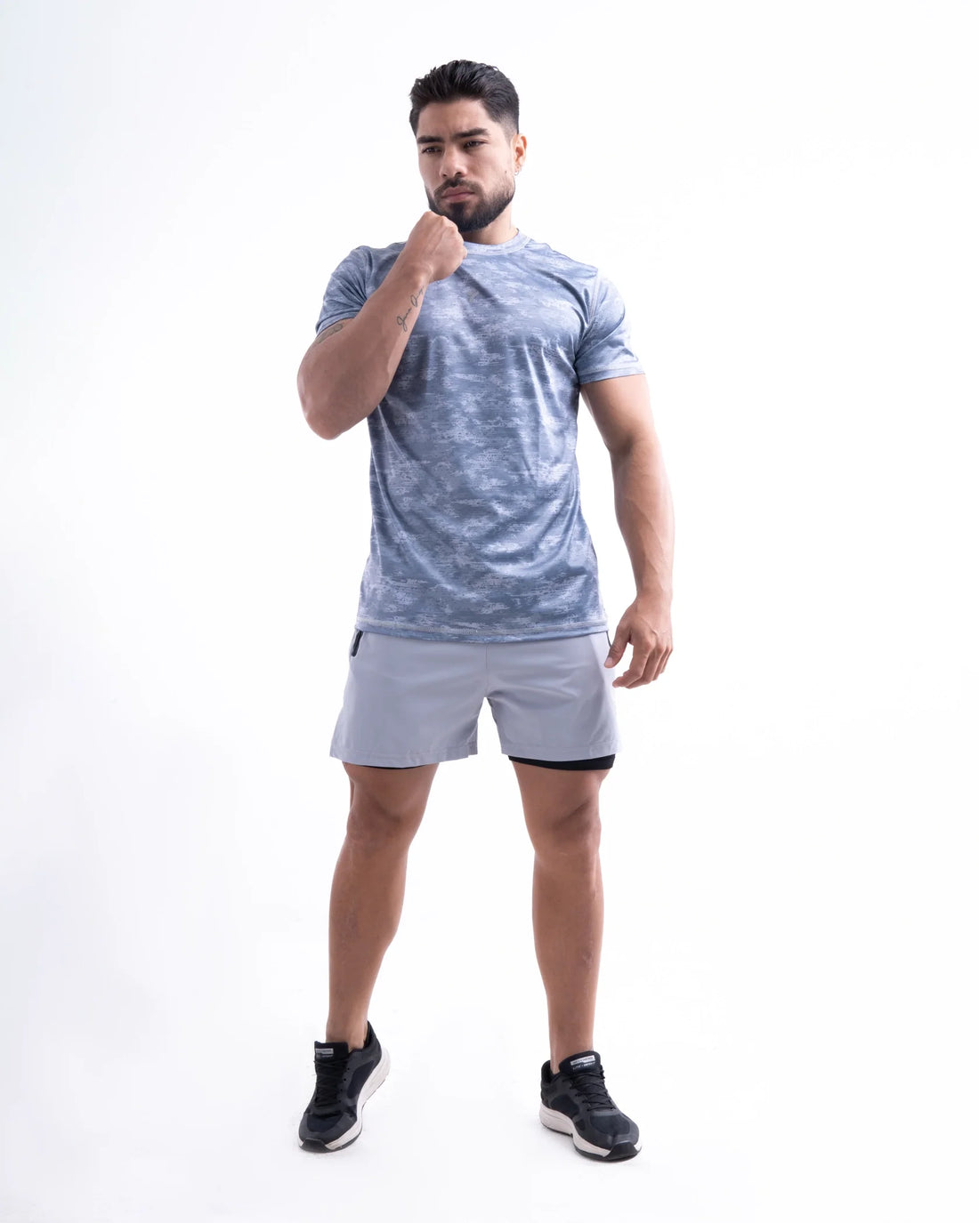 PANTALONETA TRACK - GRIS CLARO- 12