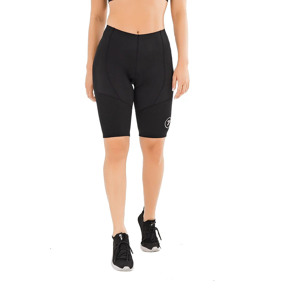 LICRA CORTA BIKE MUJER-NEGRO