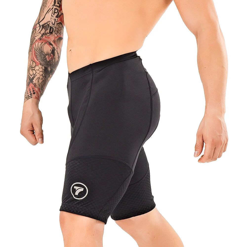 LICRA CORTA BIKE HOMBRE-NEGRO