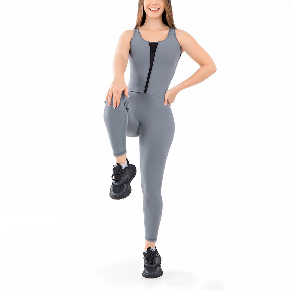 ENTERIZO ONE GRIS CLARO