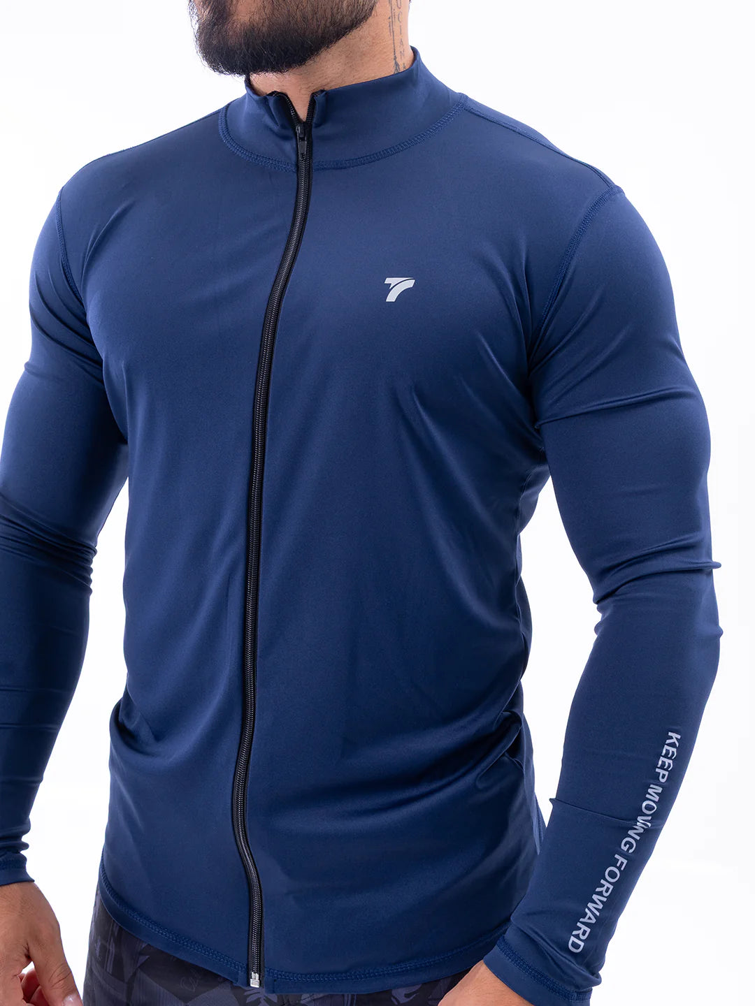 BUZO ROLLING PRO HOMBRE - AZUL TURQUI