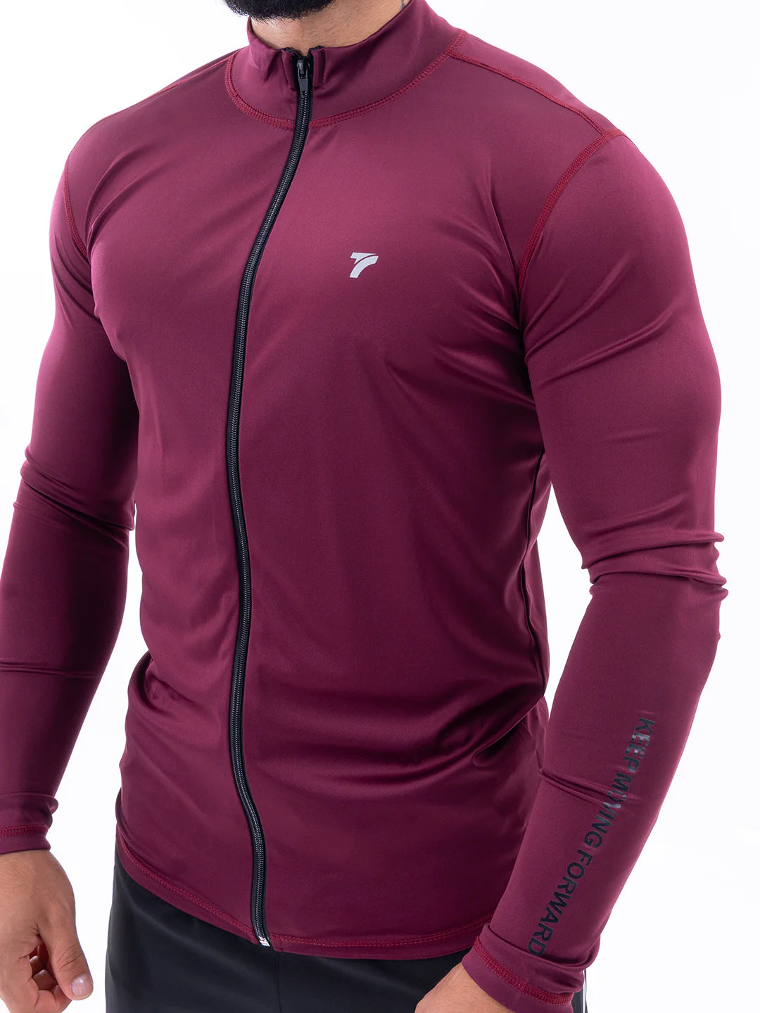 BUZO ROLLING PRO HOMBRE - VINOTINTO OSCURO