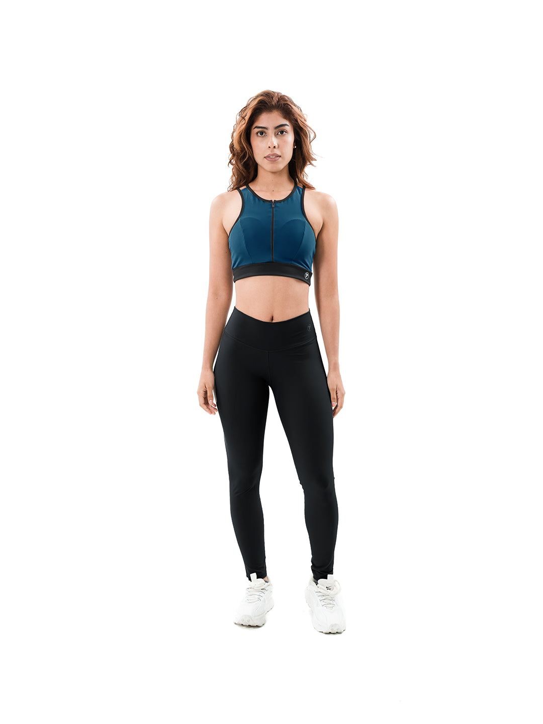 TOP POWERZIP - AZUL TURQUI
