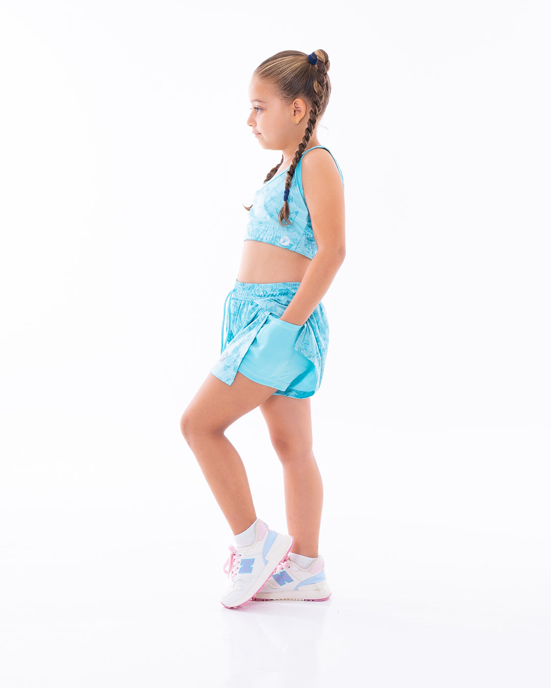 CONJUNTO RUNNING TINY - VERDE MENTA