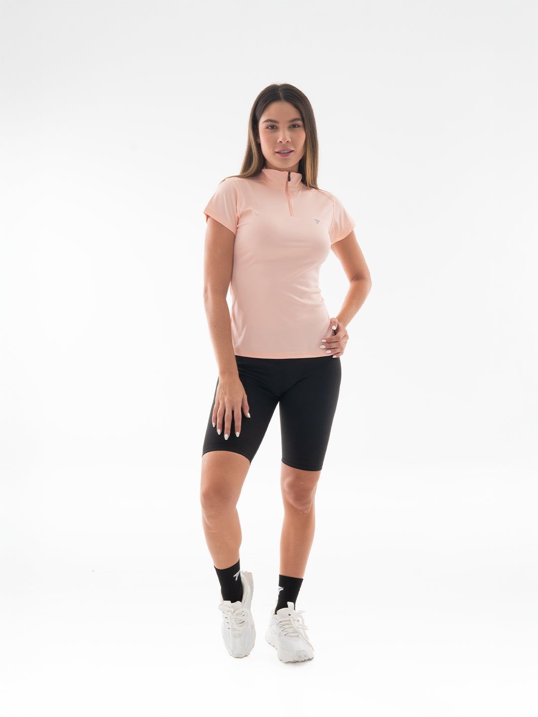 BUZO ROLLING MANGA CORTA DAMA - PALO DE ROSA