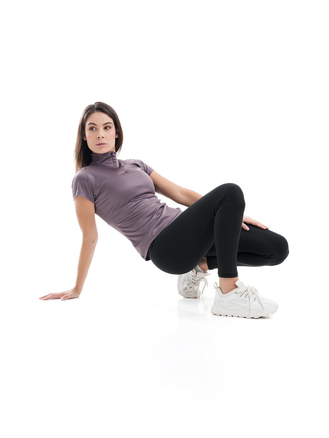 CAMISETA ROLLING DAMA - UVA METALIZADO