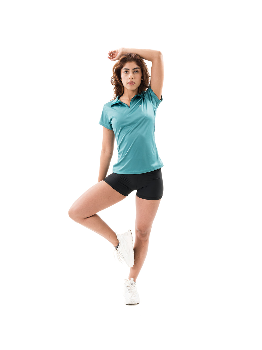 CAMISETA ROLLING DAMA - VERDE JADE