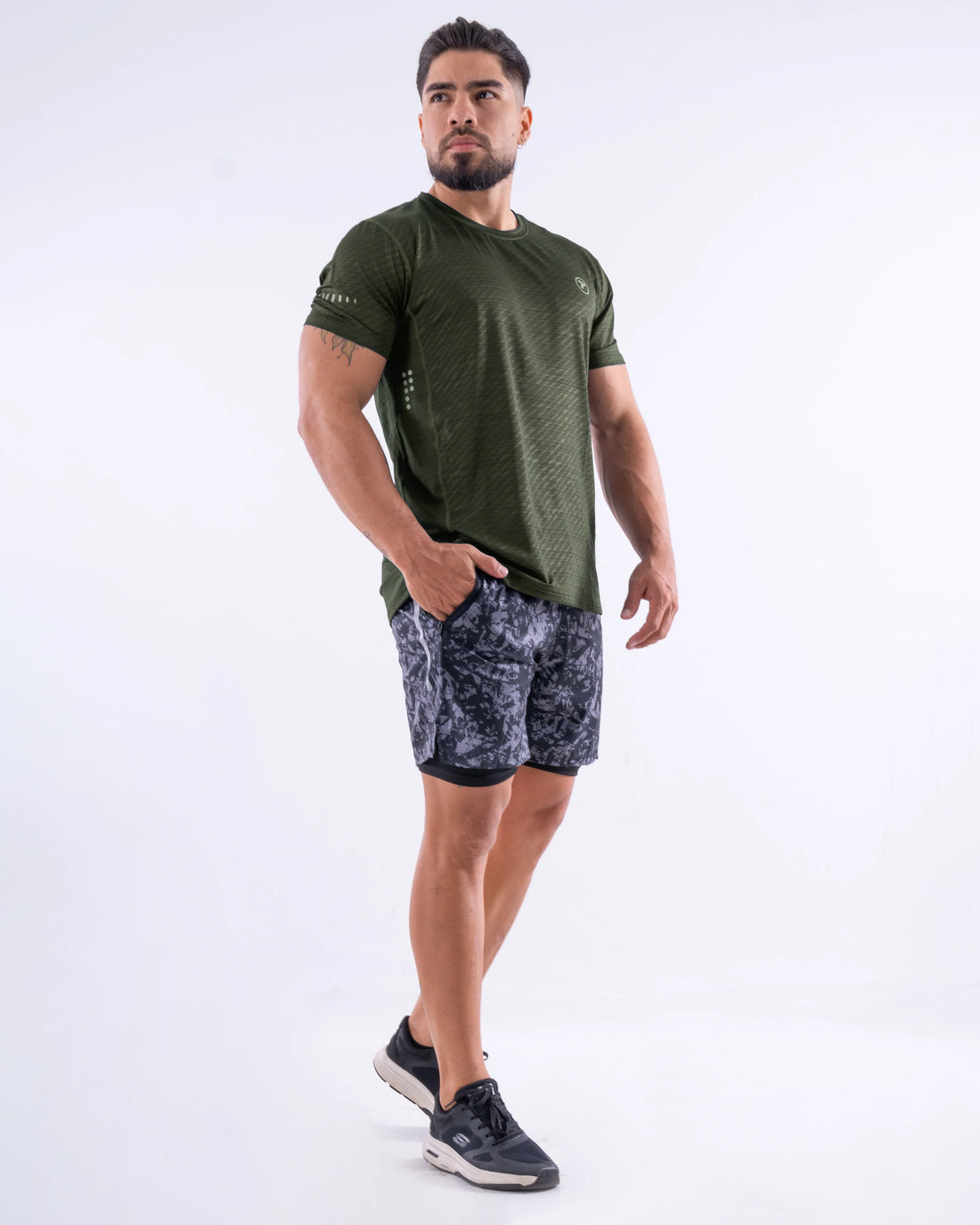 CAMISETA QUICK DRY - VERDE MILITAR