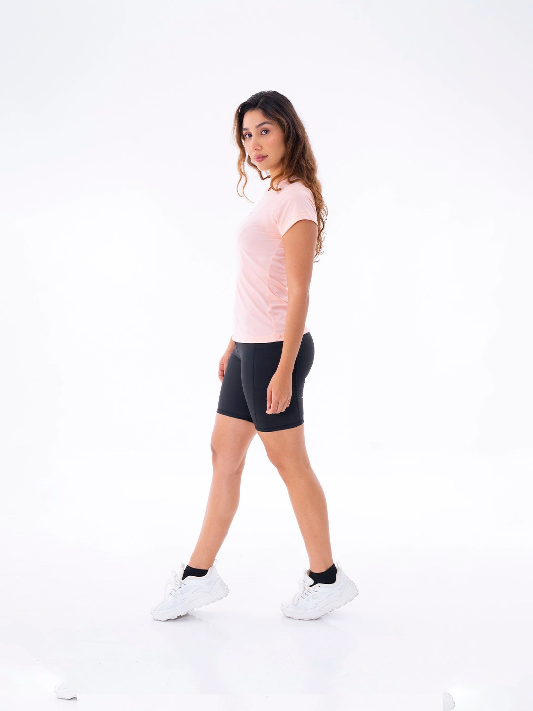 CAMISETA COMPRESION DAMA - PALO DE ROSA