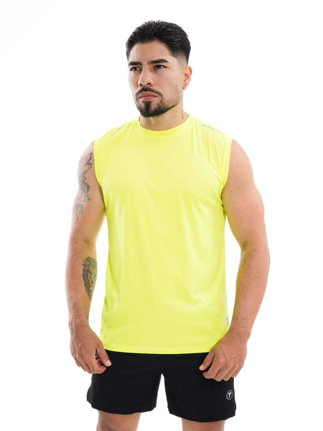 ASTRO SIN MANGAS ASTRO UNICOLOR - AMARILLO NEON