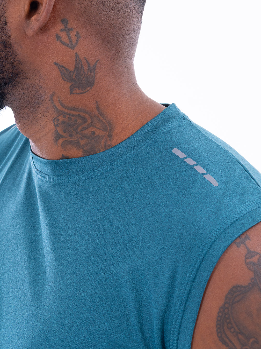 CAMISETA SIN MANGAS ASTRO - VERDE JADE JASPE