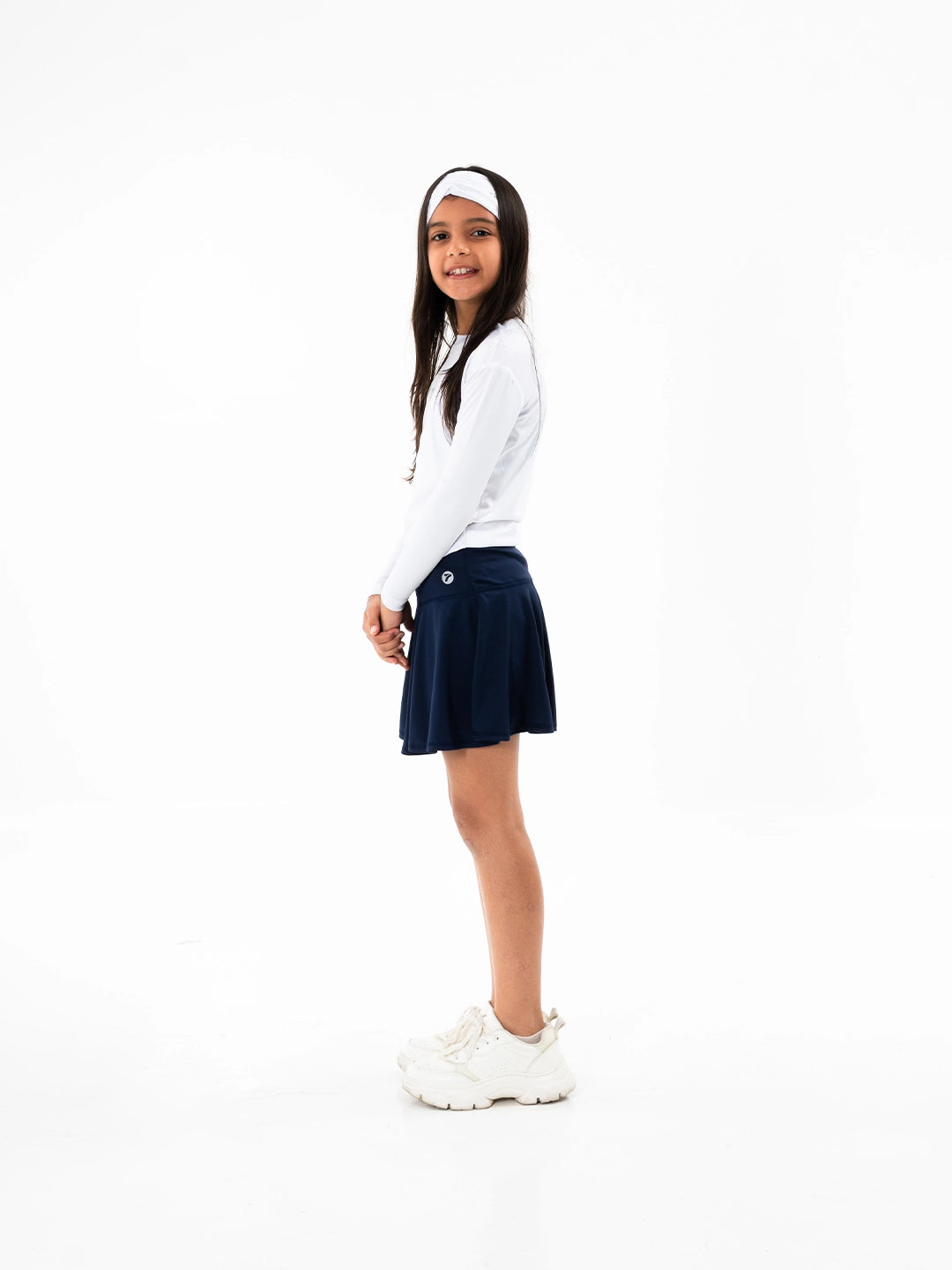 FALDA SHORT TINY - AZUL TURQUI
