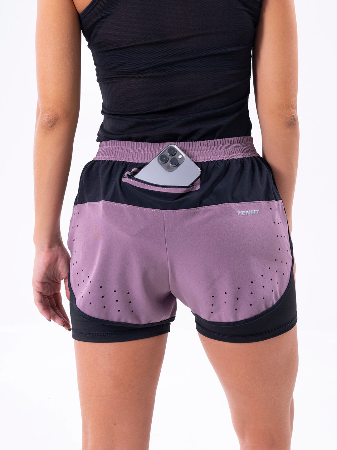 SHORT MOVING - UVA METALIZADO