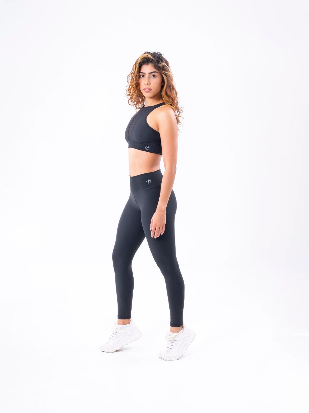 LEGGINS NYLON - NEGRO