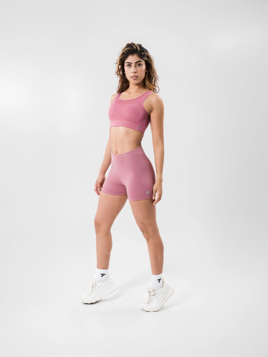SHORT EXTRACORTO COMFORT - ROSA CREPE CLARO