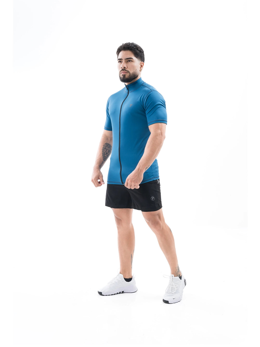CAMISETA ROLLING PRO HOMBRE - AZUL PETROLEO