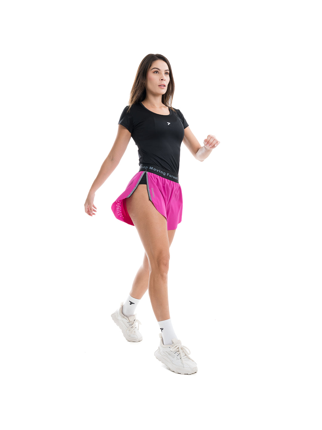 SHORT POWER RUN - MAGENTA LUMINOSO