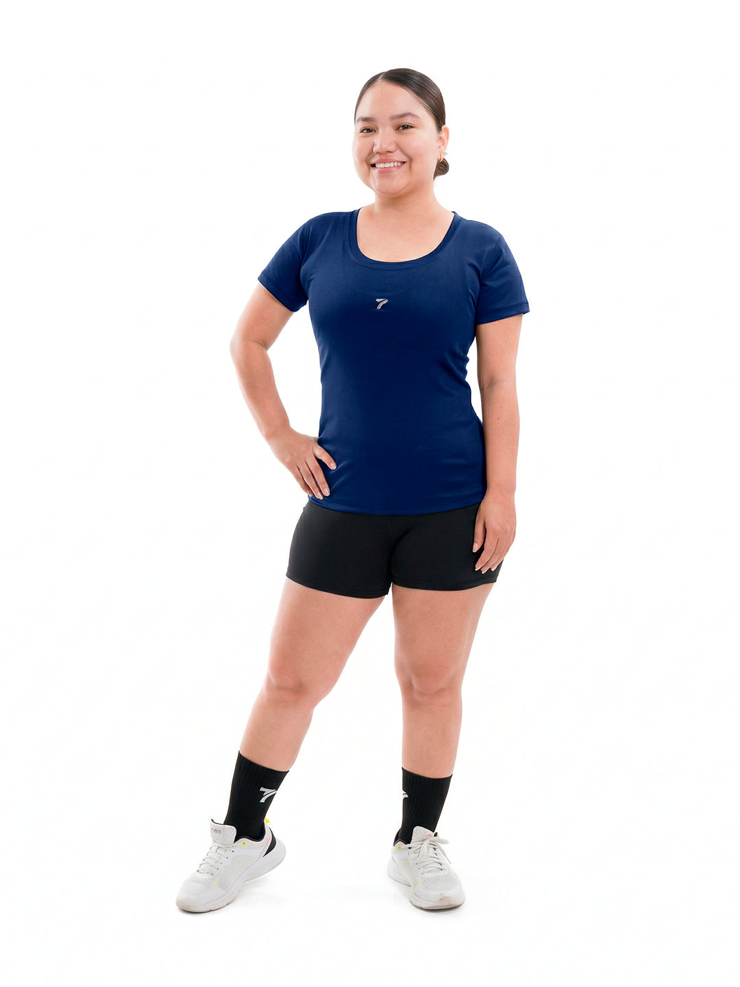 BLUSA EVOLUTION PLUS SIZE - AZUL TURQUI