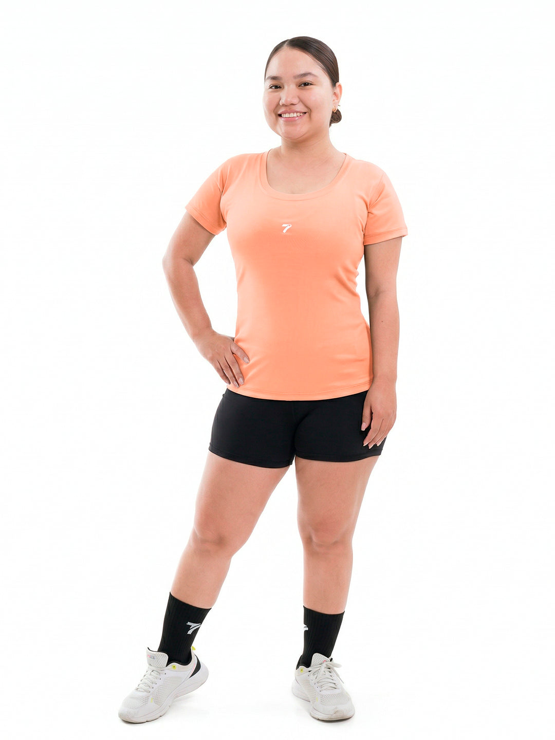 BLUSA EVOLUTION PLUS SIZE - MANDARINA