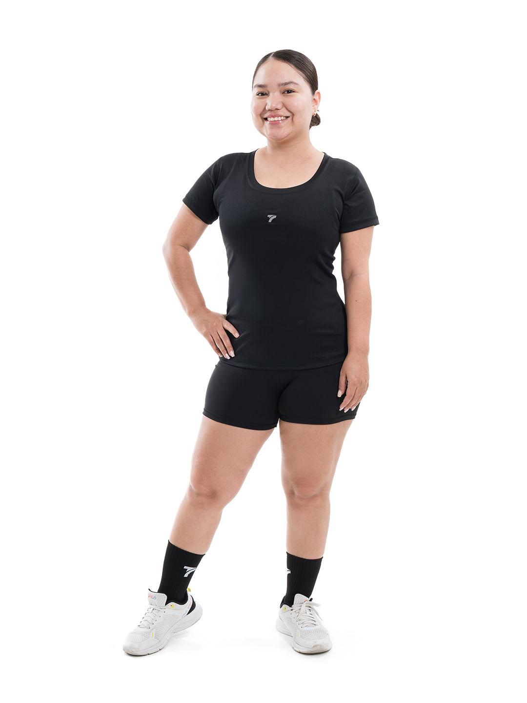 BLUSA EVOLUTION PLUS SIZE - NEGRO