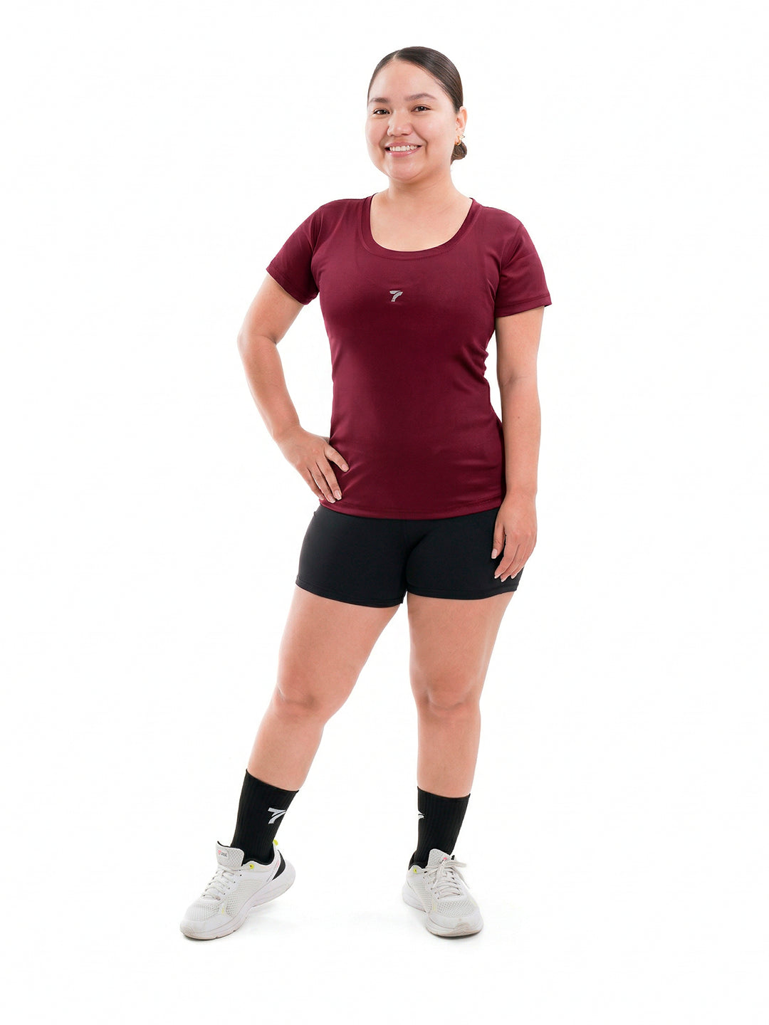 BLUSA EVOLUTION PLUS SIZE - VINOTINTO