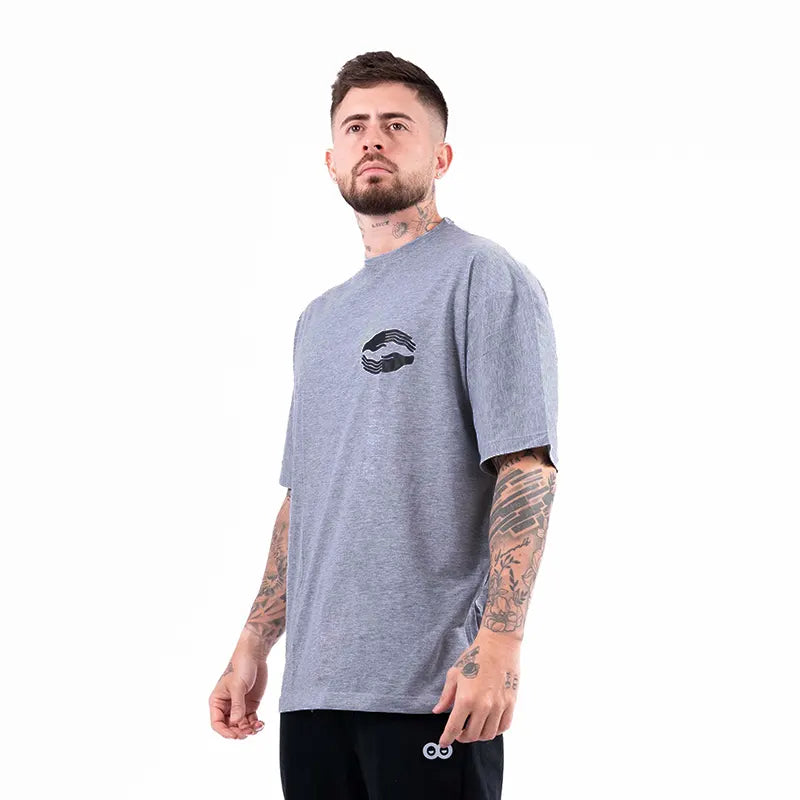 OVERSIZE TUPAC - GRIS JASPE OSCURO
