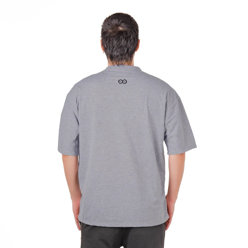 OVERSIZE TUPAC BASIC - GRIS JASPE OSCURO