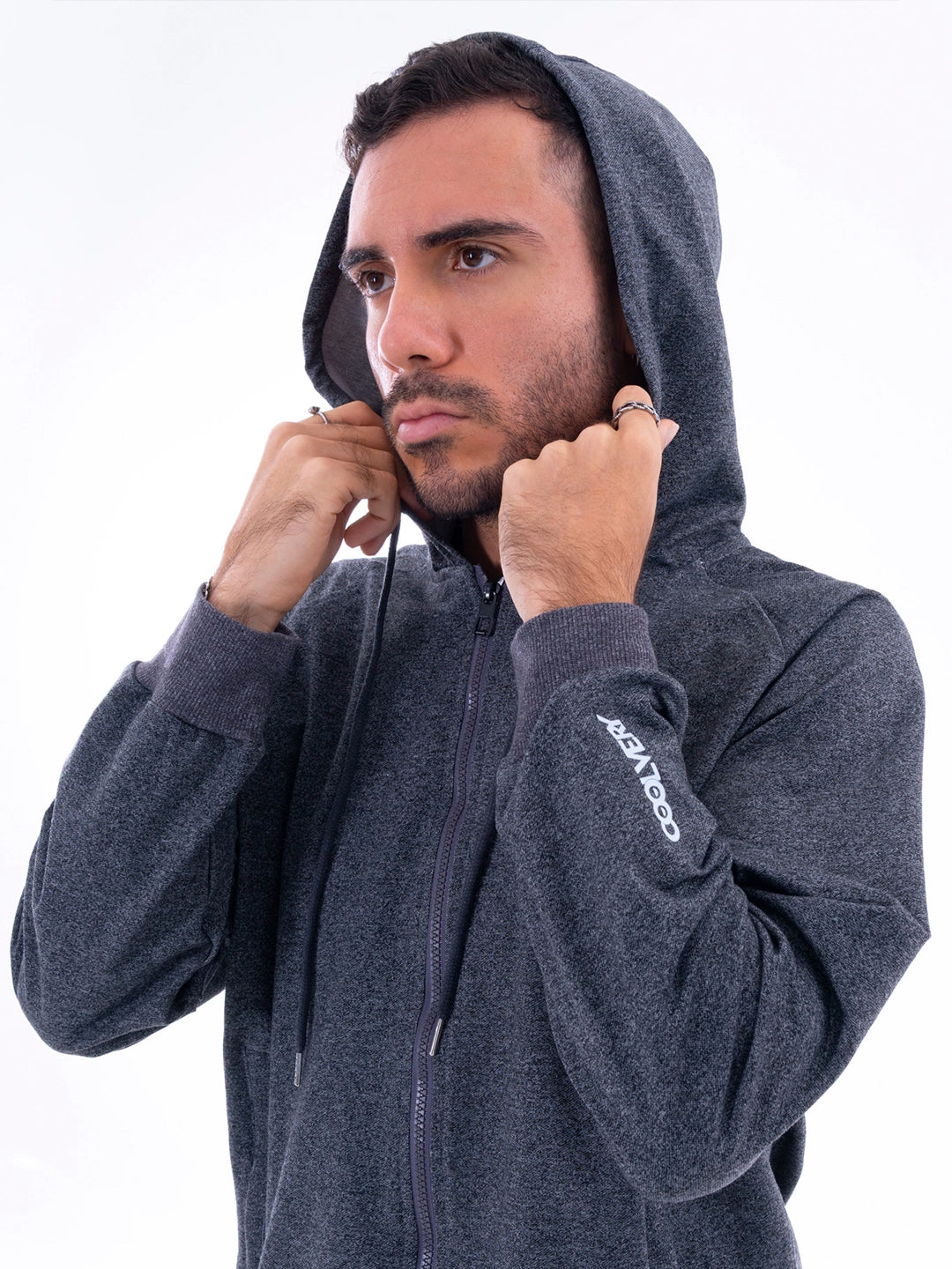CHAQUETA ICE - GRIS JASPE OSCURO