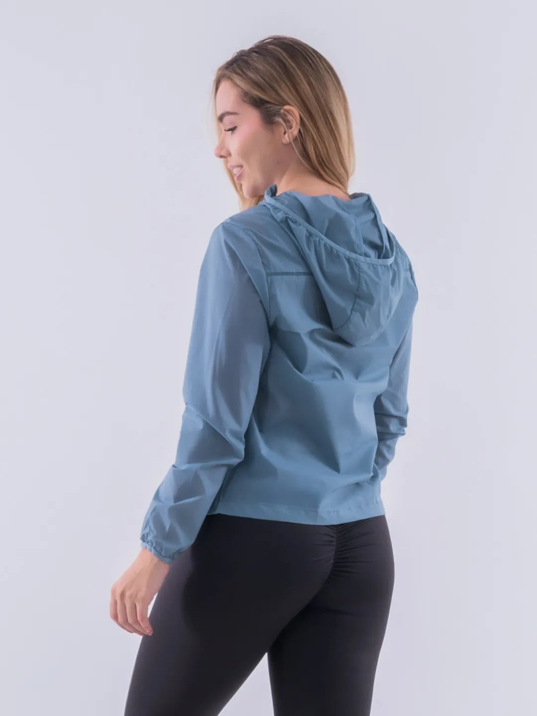 CHAQUETA AEROSKIN - AZUL PETROLEO