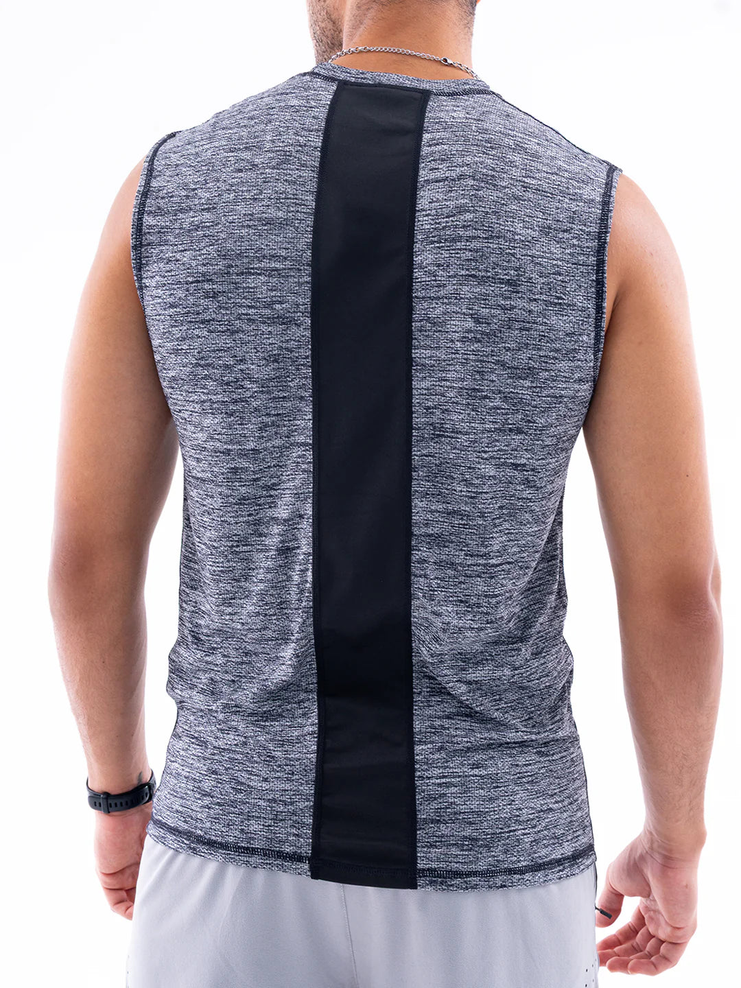 CAMISILLA FLEX FORCE- GRIS JASPE OSCURO